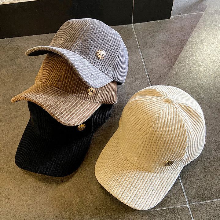 Women's Textured Corduroy Baseball Cap Stornfield