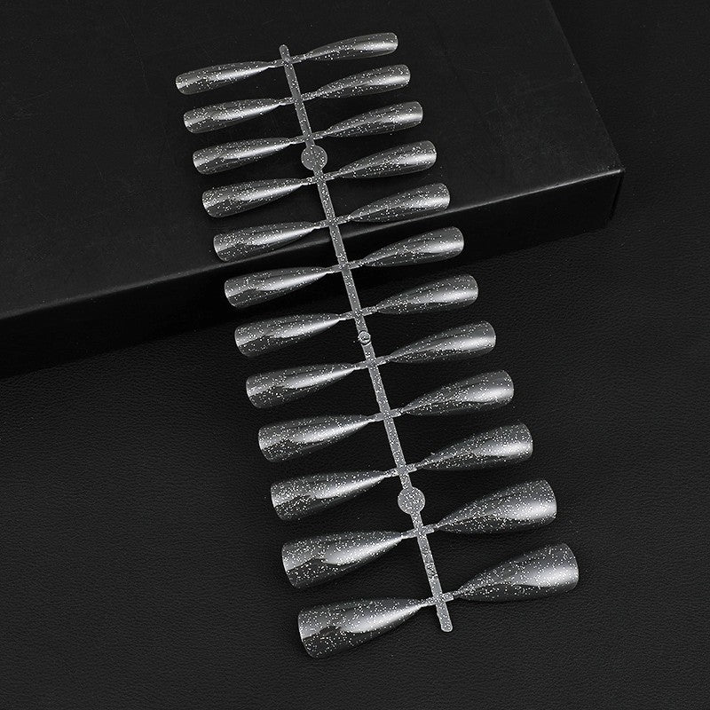Glittering artificial nails in elegant design Stornfield