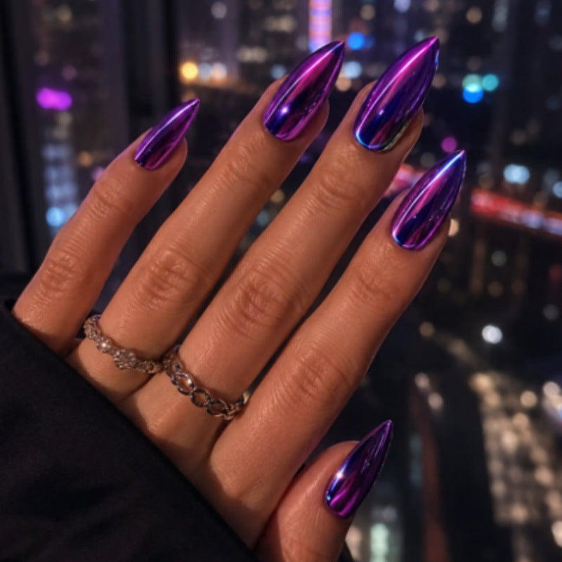 Glossy Stiletto Press-On Nails Set Stornfield