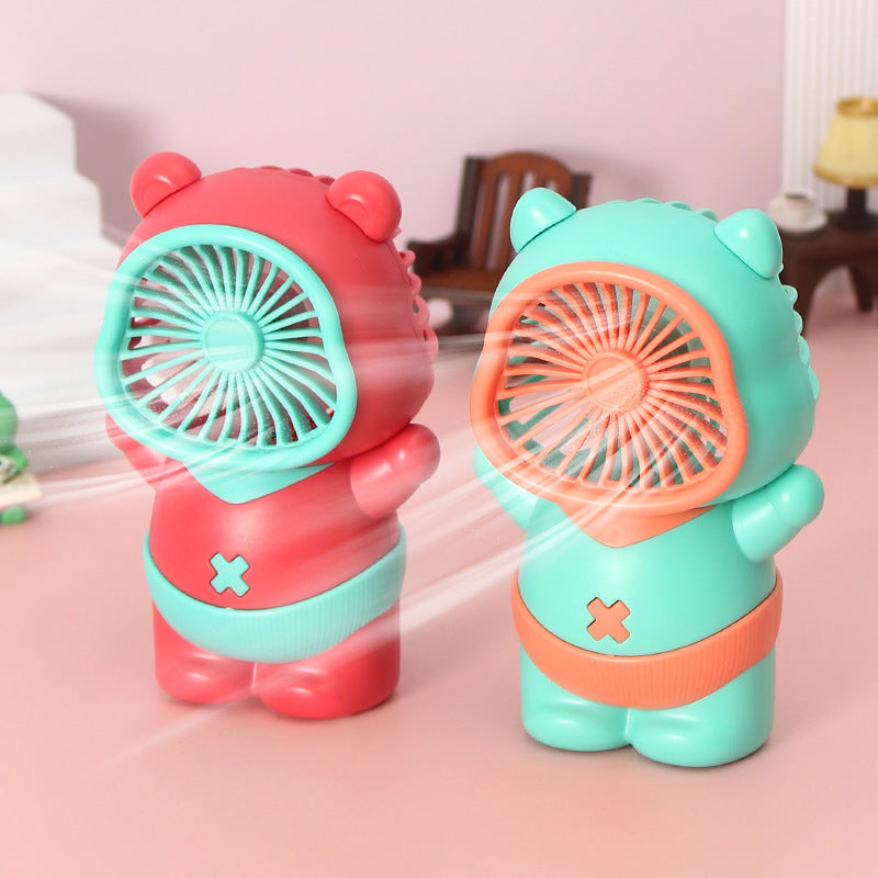 Women portable mini fan in bear design Stornfield