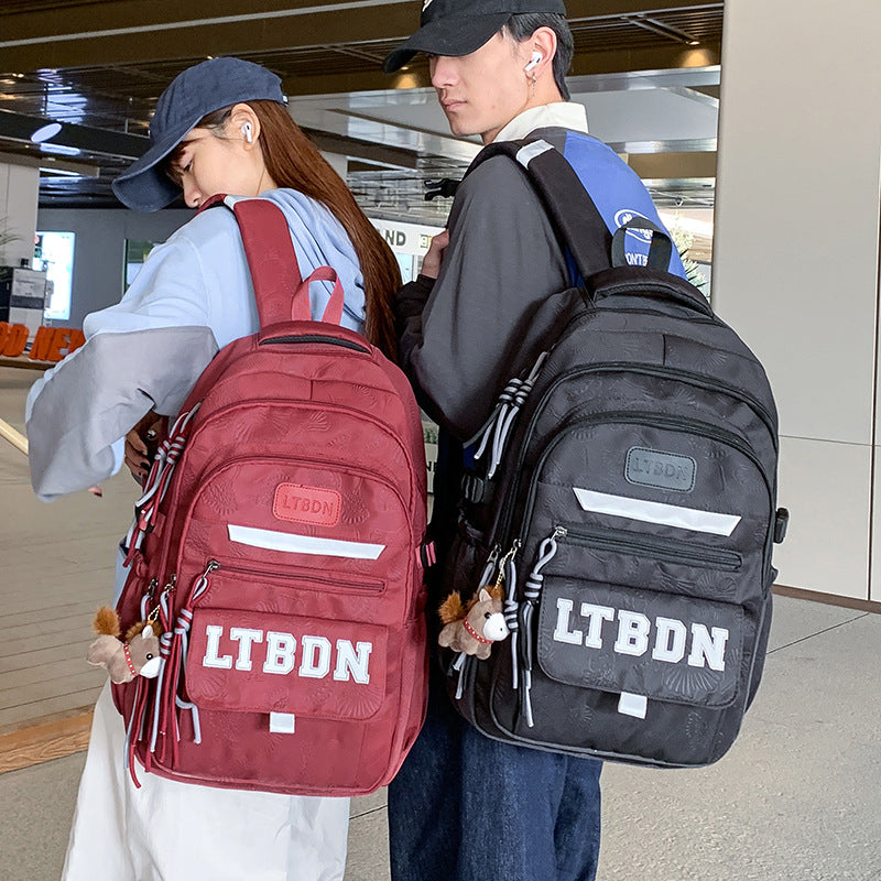 Modern Textured Casual Backpack Stornfield