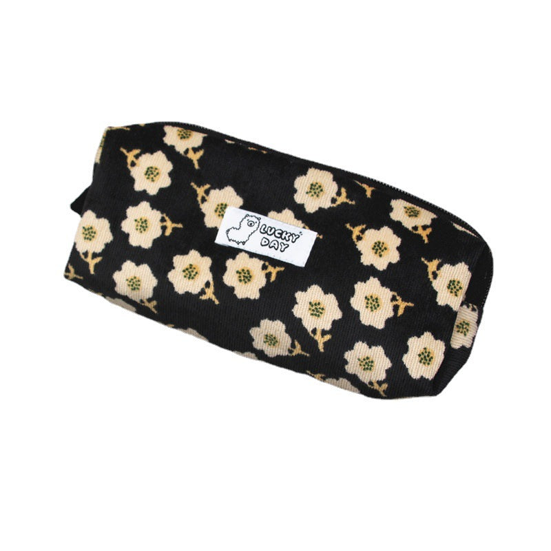 Checked Pattern Zippered Pencil Case Stornfield
