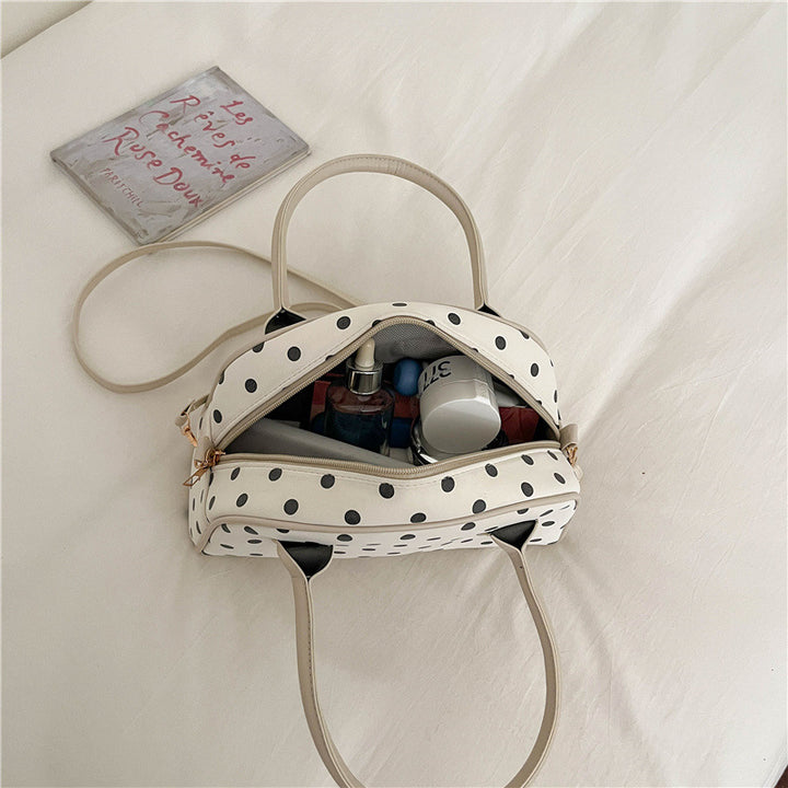 Polka Dot Handheld Satchel