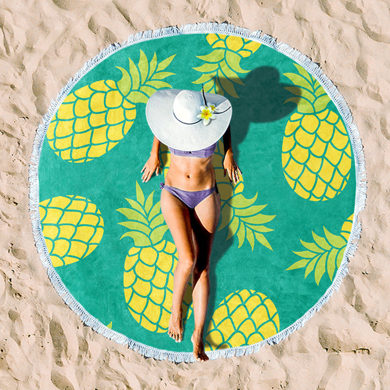 Rundstrand towel with unique sunset design Stornfield