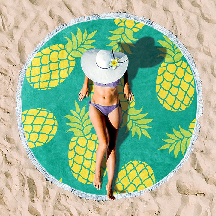 Rundstrand towel with unique sunset design Stornfield
