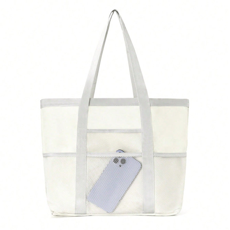 Multifunctional shopping bag with practical outer pockets Stornfield