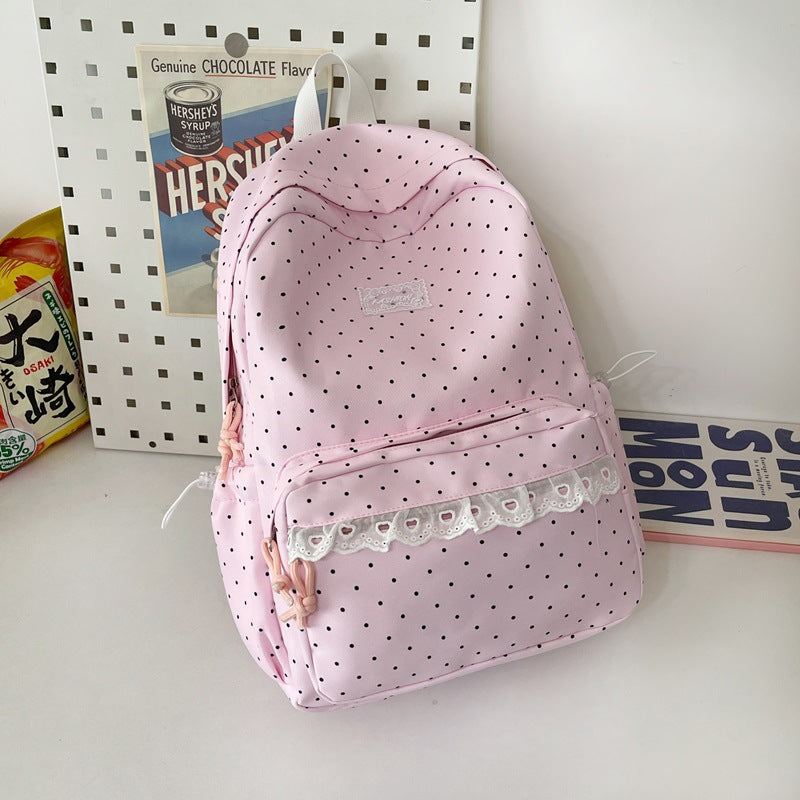 Cute Decorative Polka Dot Backpack Stornfield