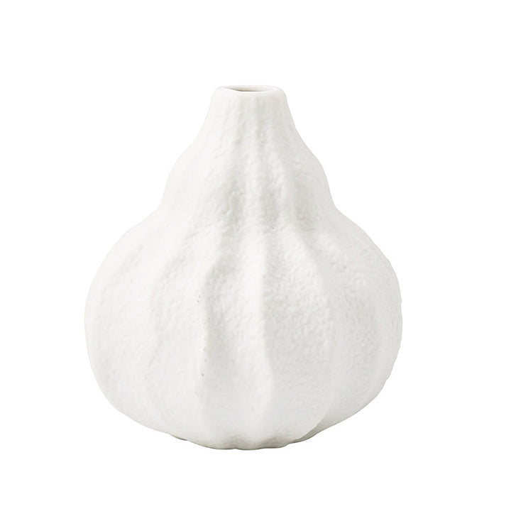 Artistically Textured Ceramic Flower Vase