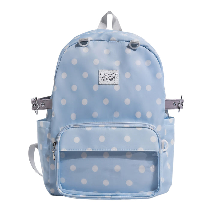 Polka Dot Patterned School Backpack Stornfield