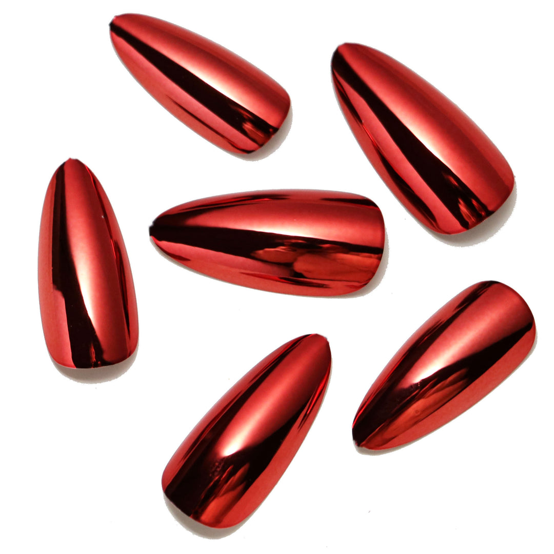 Premium Mirror Finish Press-On Nails Stornfield