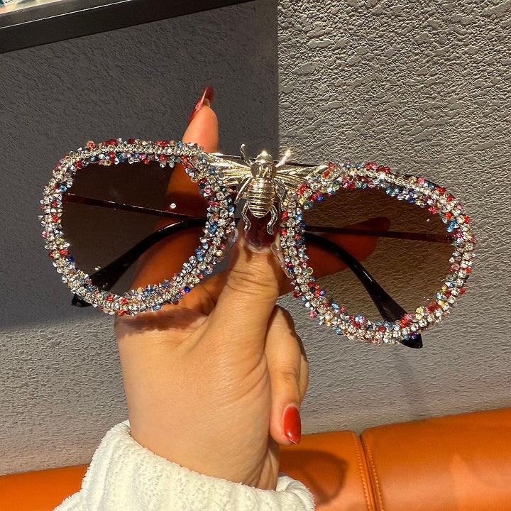 Women's Glamorous Statement Sunglasses with Unique Insect Design Stornfield