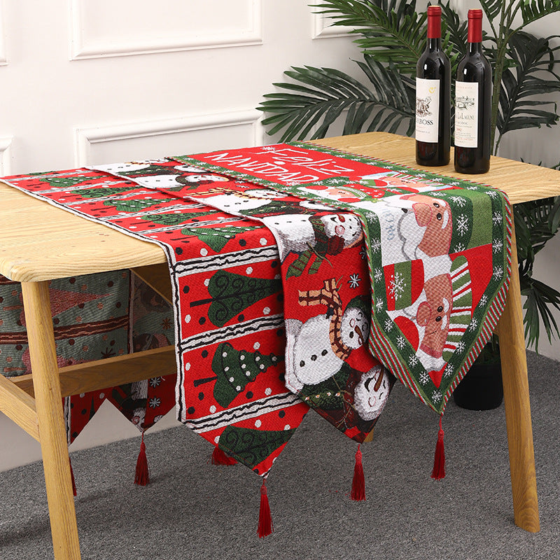 Christmas table runner with reindeer motif Stornfield