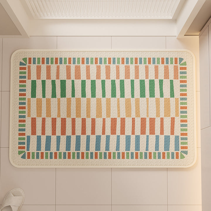 Colorful Geometric Kitchen Mat