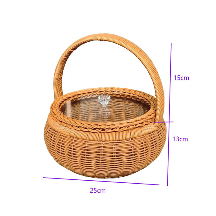 Handcrafted Woven Picnic Basket Stornfield