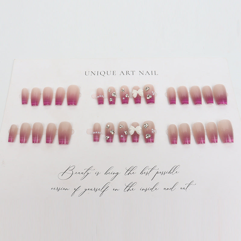 Glamorous Ombre Decorative Press-On Nail Set Stornfield