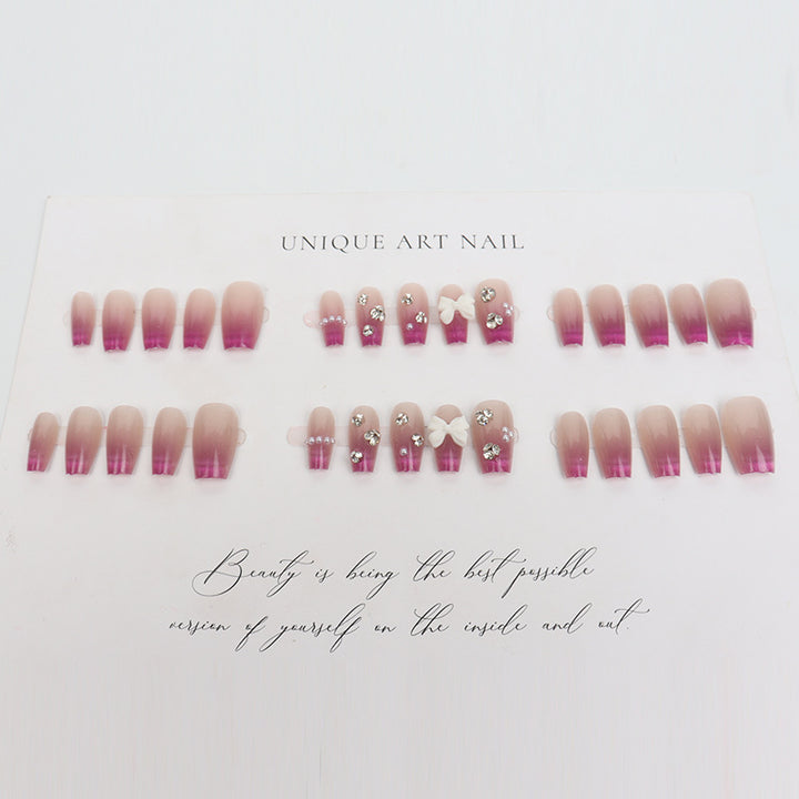 Glamorous Ombre Decorative Press-On Nail Set Stornfield