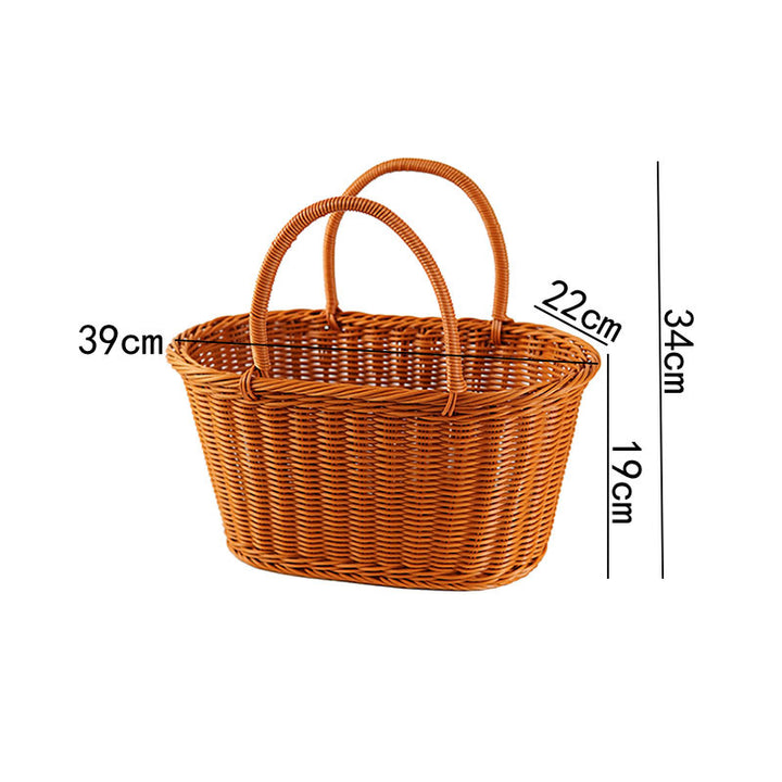 Woven Market Tote Basket Stornfield
