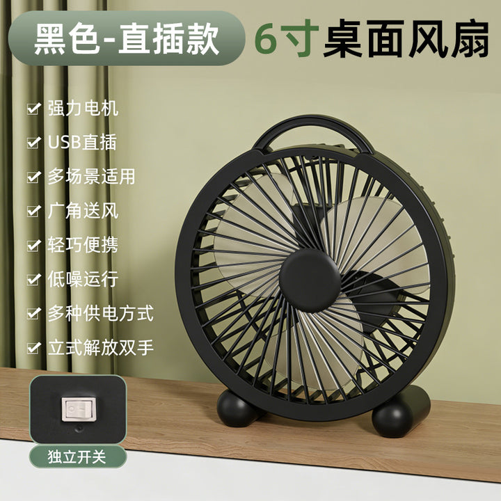 Unisex table fan with USB charging function and flexible tilt mechanism Stornfield