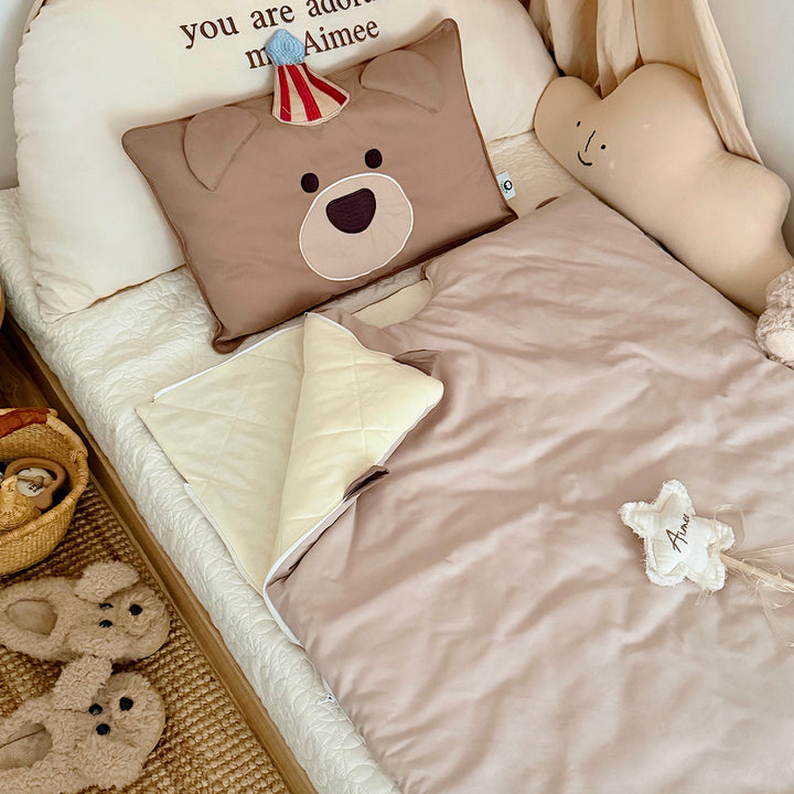 Baby Quilted Penguin Nap Sleeping Bag with Hooded Pillow