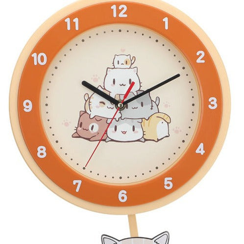 Wall clock with colorful animal design Stornfield
