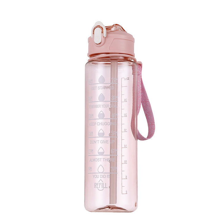 Women's Motivational Water Bottle with Time Markers Stornfield