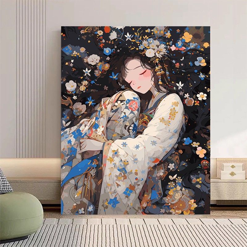 Cozy Home Illustration Canvas Art Stornfield