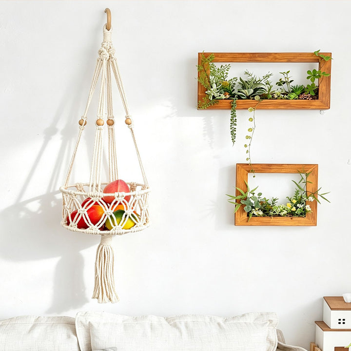 Hanging Plant Macrame Basket Stornfield