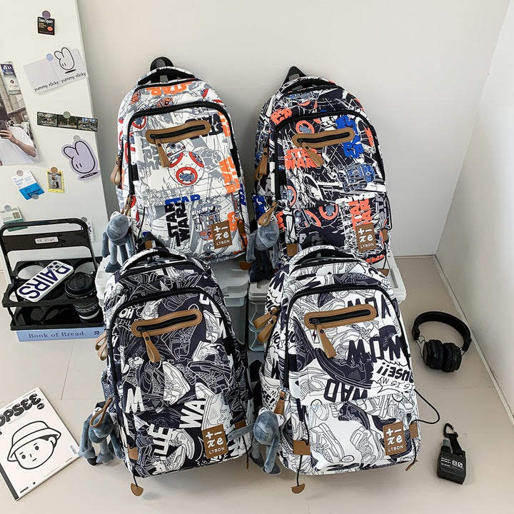 Fashionable Patterned Backpack Stornfield