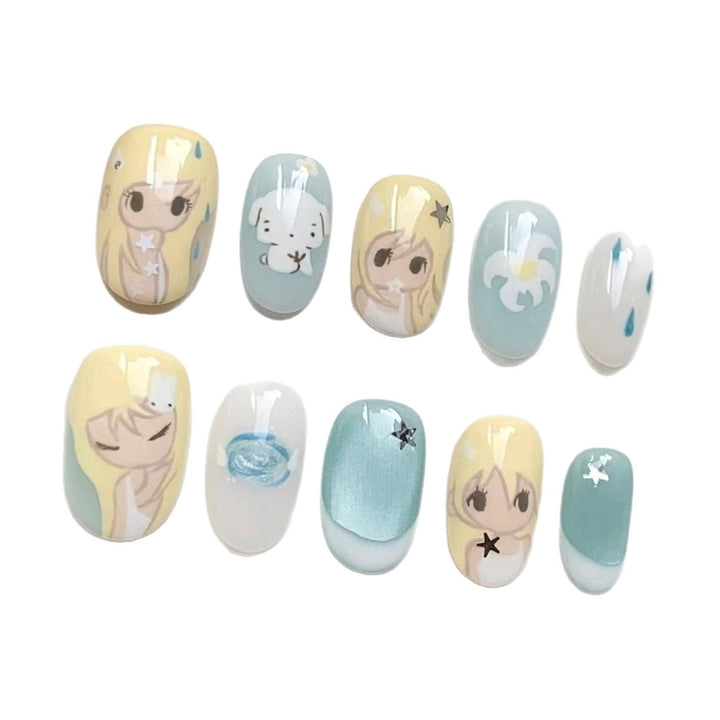 Creative Cartoon Press-On Nail Art Stornfield
