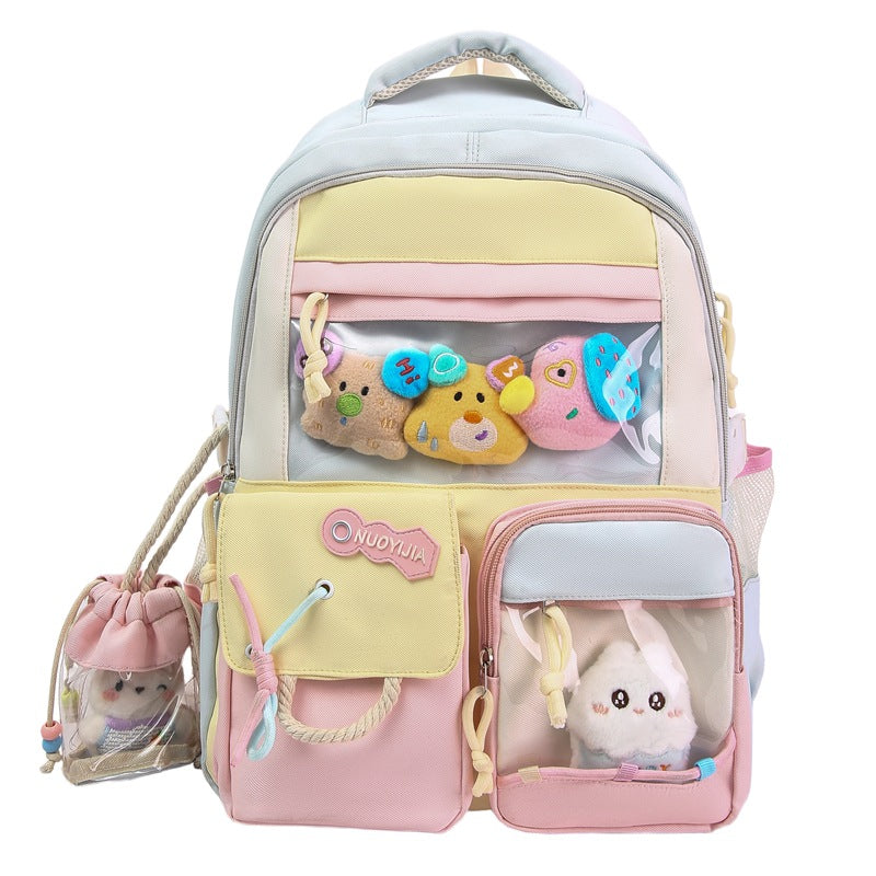 Cute Animal-Themed Multi-Pocket School Backpack Stornfield