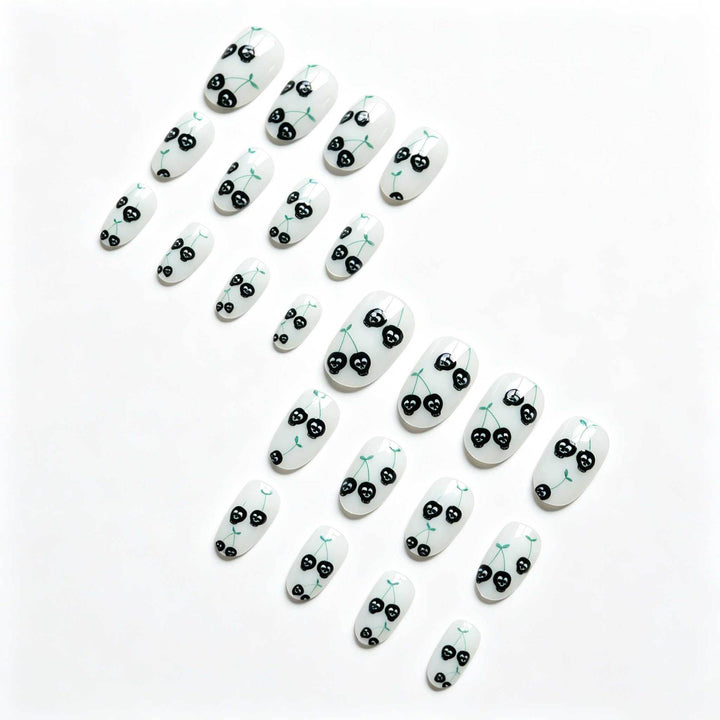 Edgy Skull Cherry Nail Art Kit