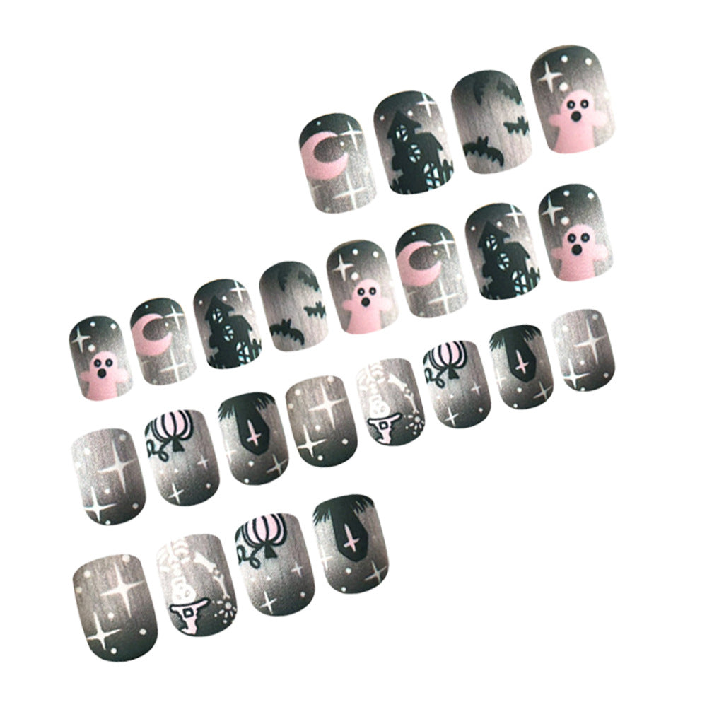 Creative Halloween-Themed Nail Art Extensions