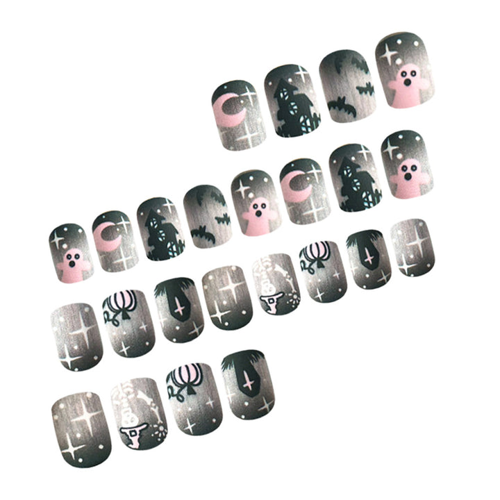 Creative Halloween-Themed Nail Art Extensions
