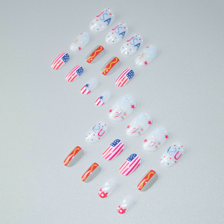 Patriotic Themed Nail Art Kit