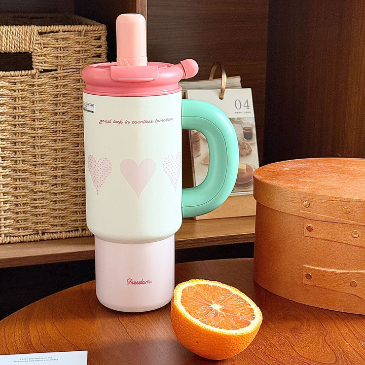 Women's drinking container with cheerful cat design Stornfield