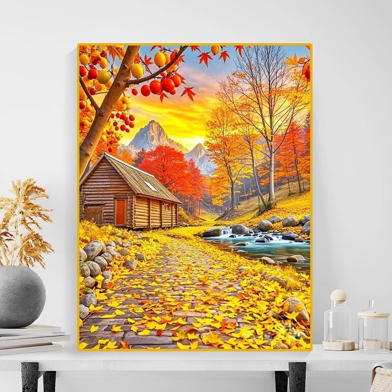 Autumn Landscape Canvas Art Print Stornfield