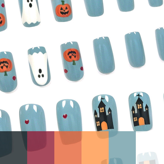 Festive Halloween Nail Art Stornfield
