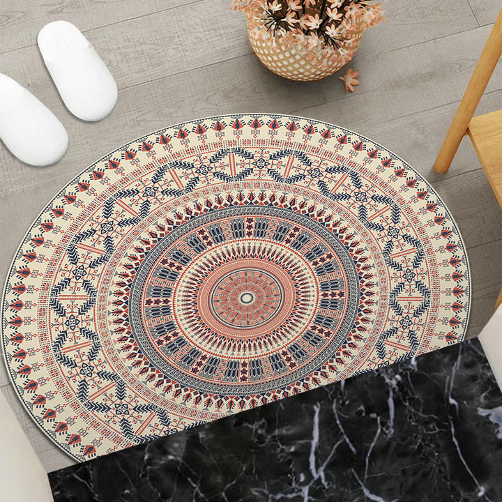 Round Geometric Area Mat Stornfield