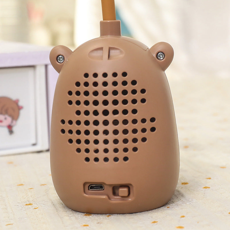 Unisex Portable Hand Fan in Animal Design with Flexible Holder Stornfield