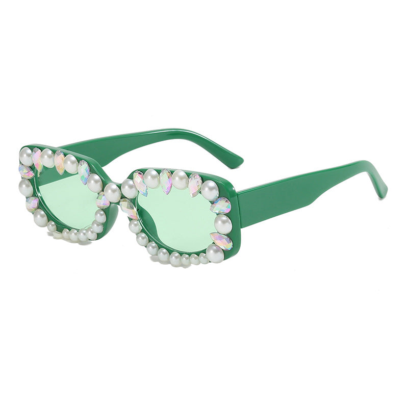Ladies elegant sunglasses with pearl decoration Stornfield