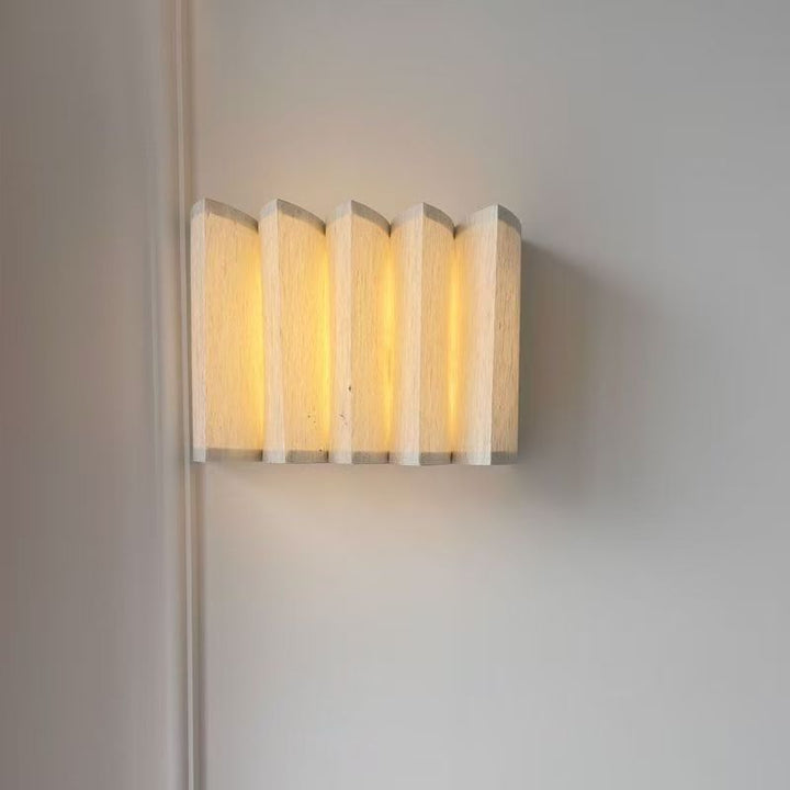Modern Wooden Wall Sconce