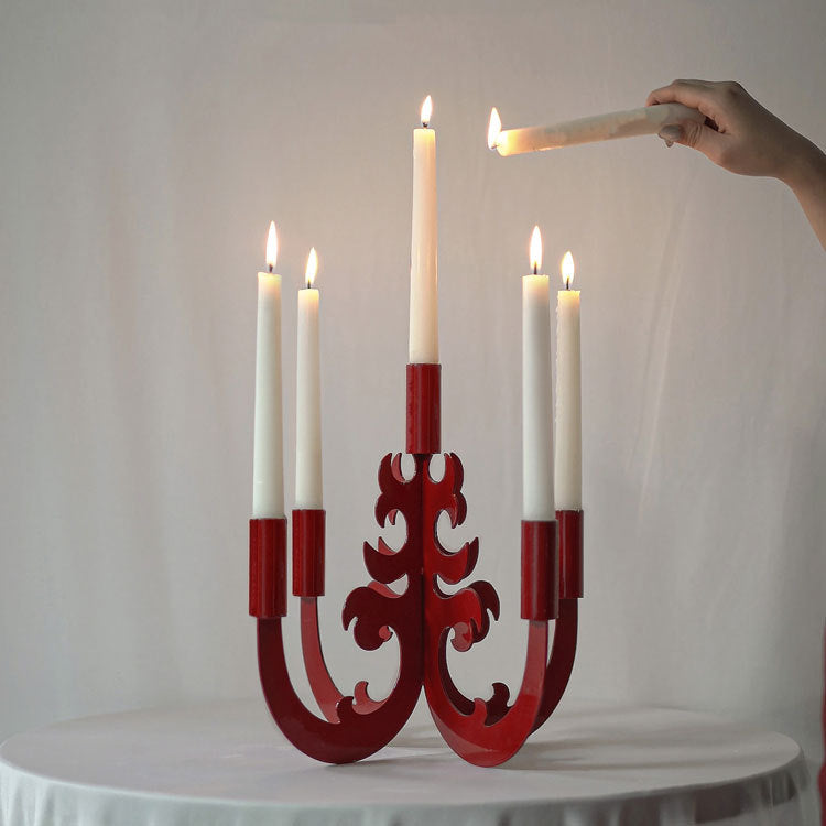 Ornate Metal Candle Holder