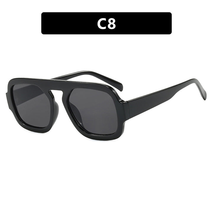 Women's modern oversized sunglasses in angular design Stornfield