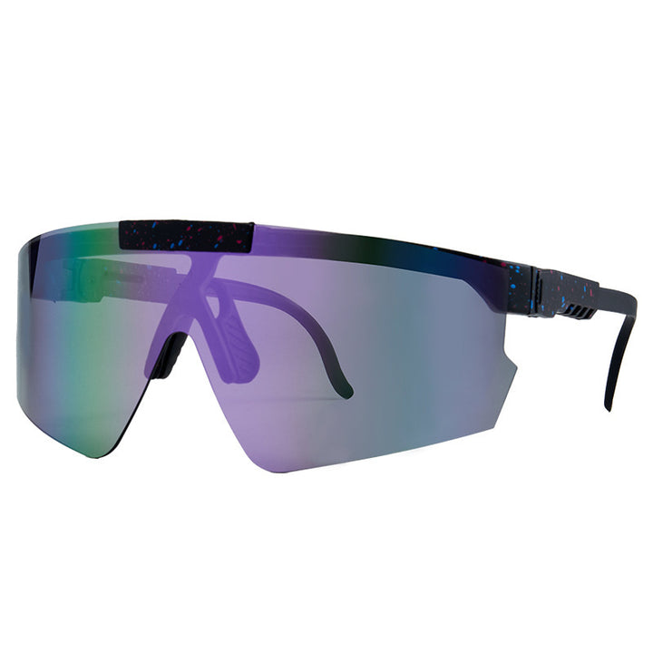 Women's sport sunglasses in modern design with large lenses Stornfield