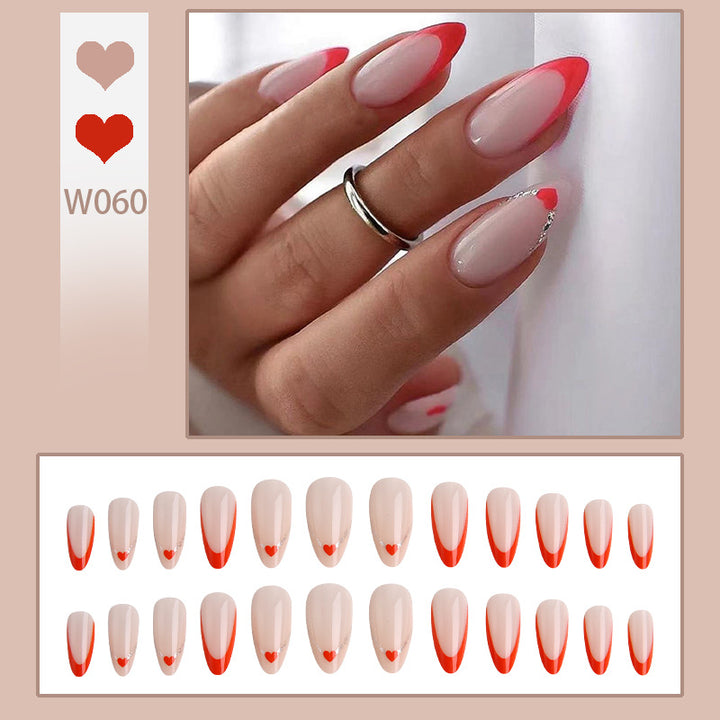 Artificial nails in modern heart design Stornfield