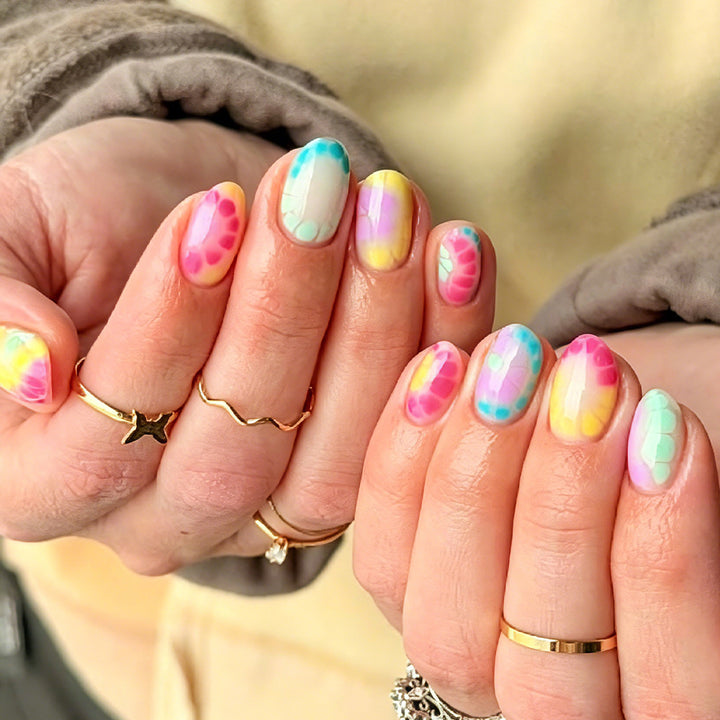 Artistic Watercolor Nail Art Stornfield