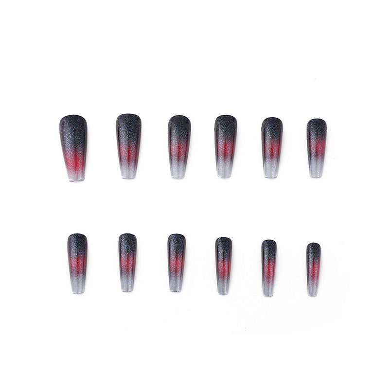 Glamorous artificial nails with gradient Stornfield