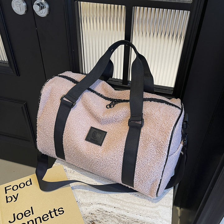 Cozy Fleece-Lined Travel Duffle Bag Stornfield