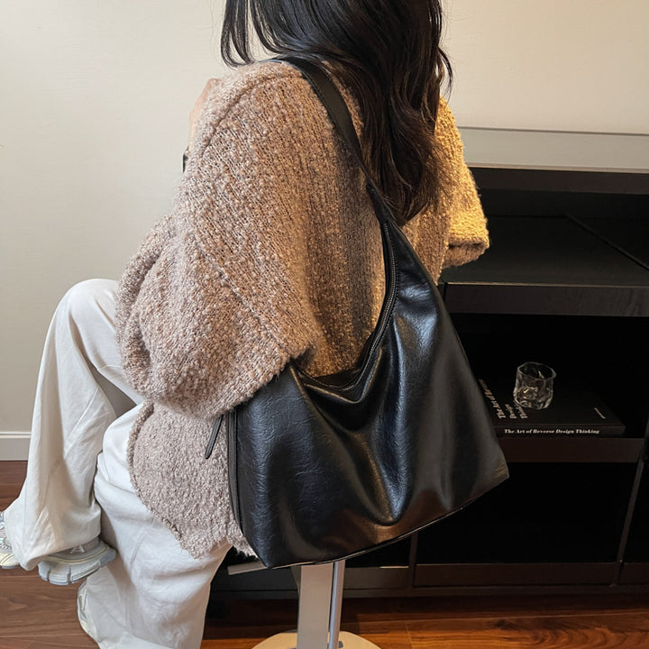 Soft Leather Slouchy Shoulder Bag Stornfield