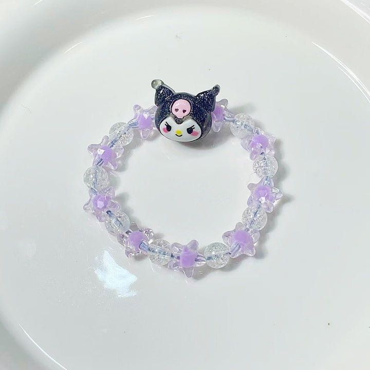 Playful bracelet with stars and cute pendant Stornfield